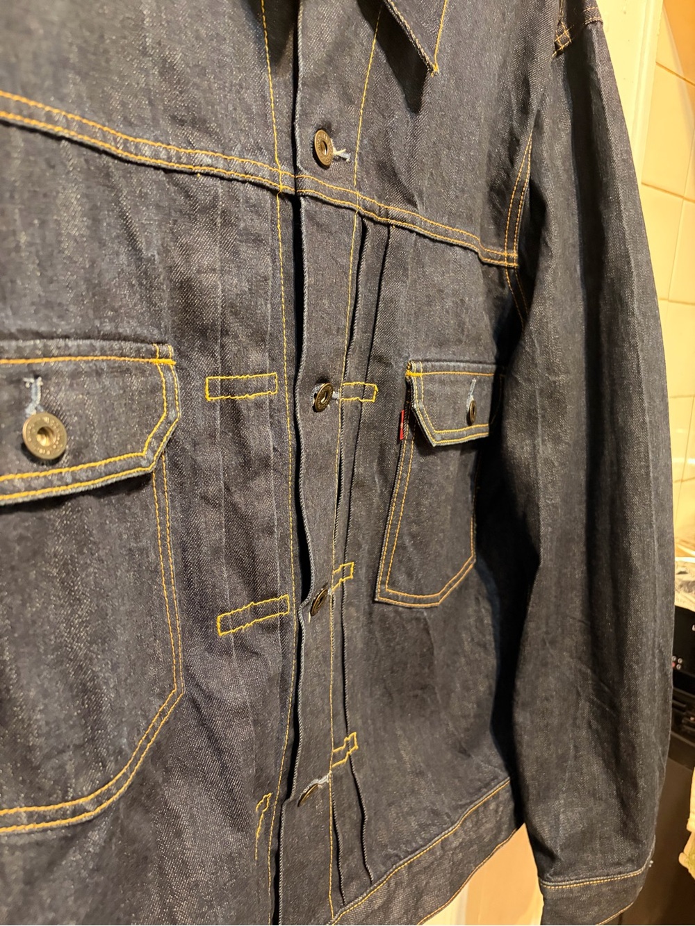 Chaqueta Denim Levi's Premium Type II Trucker Jacket – Talla XL - Picture 7 of 12